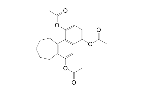 (1,6-diacetoxy-8,9,10,11-tetrahydro-7H-cyclohepta[a]naphthalen-4-yl) acetate