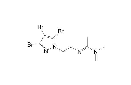 N,N-dimethyl-N'-[2-(3,4,5-tribromopyrazol-1-yl)ethyl]acetamidine