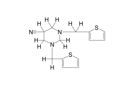 1.3-bis(2-thenyl)hexahydro-5-pyrimidinecarbonitrile