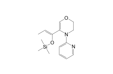 3,4-Dihydro-4-(2-pyridyl)-5-[1-(trimethylsilyl)oxy]-1-propenyl]-2H-1,4-oxazine