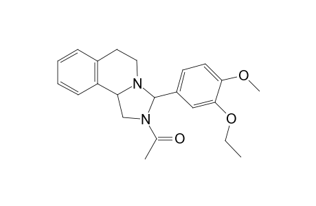 1-[3-(3-ethoxy-4-methoxy-phenyl)-3,5,6,10b-tetrahydro-1H-imidazo[5,1-a]isoquinolin-2-yl]ethanone