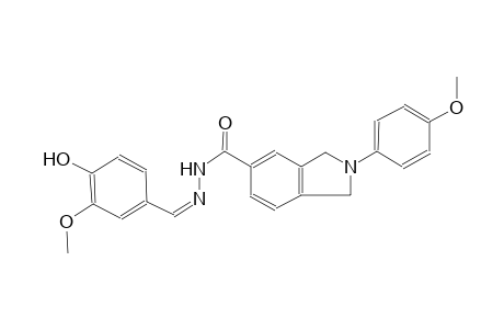 1H-isoindole-5-carboxylic acid, 2,3-dihydro-2-(4-methoxyphenyl)-, 2-[(Z)-(4-hydroxy-3-methoxyphenyl)methylidene]hydrazide