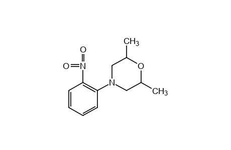 2,6-dimethyl-4-(o-nitrophenyl)morpholine