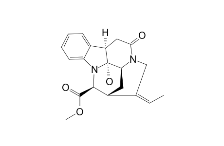 (+/-)-2-ALPHA-HYDROXY-5-OXO-2-ALPHA,7-ALPAH-DIHYDROPLEIOCARPAMINE