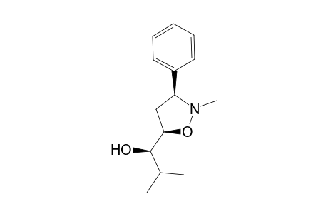 (1'RS,3SR,5RS)-2-Methyl-5-(1'-hydroxy-2'-methylpropyl)-3-phenylisoxazolidine