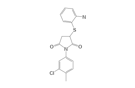 2-[(o-aminophenyl)thio]-N-(3-chloro-p-tolyl)succinimide