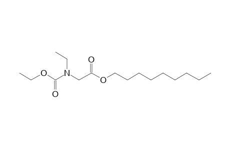 Glycine, N-ethyl-N-ethyloxycarbonyl-, nonyl ester