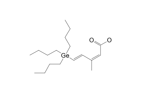 (2Z,4E)-5-Tributylgermyl-3-methylpent-2,4-dienoic acid