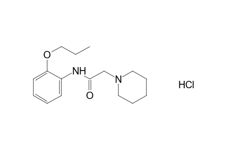 2'-propoxy-1-piperidineacetanilide, monohydrochloride