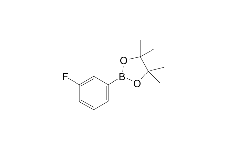 2-(3-Fluorophenyl)-4,4,5,5-tetramethyl-1,3,2-dioxaborolane