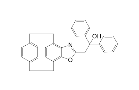 1-1-Diphenyl-2{[2]paracyclo[2](4',7')benzoxazolophane-2'-yl-}ethanol