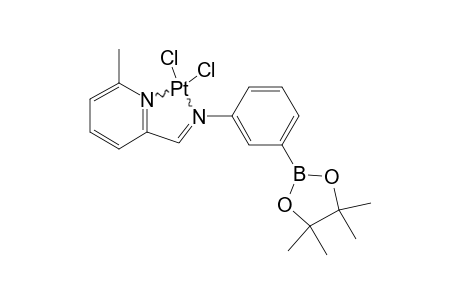(6-METHYL-PYRIDIN-2-YLMETHYLENE)-[3-(4,4,5,5-TETRAMETHYL-[1,3,2]-DIOXABOROLAN-2-YL)-PHENYL]-AMINE-DICHLORO-PLATINUM-COMPLEX