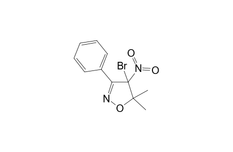 4-Bromo-5,5-dimethyl-4-nitro-3-phenyl-4,5-dihydroisoxazole