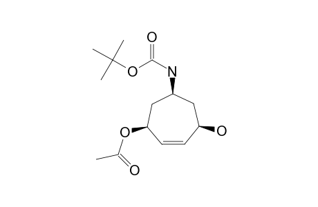 (1R,4S,6R)-4-Acetoxy-6-((tert-butyloxycarbonyl)amino)cyclohept-2-en-1-ol