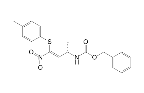 (Z)-(3S)-3-(Benzyloxycarbonylamino)-1-(4'-tolylthio)-1-nitrobut-ene