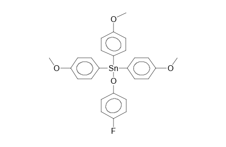 TRIS(4-METHOXYPHENYL)TIN, 4-FLUOROFENOLATE