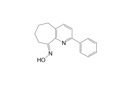 (E)-2-Phenyl-7,8-dihydro-5H-cyclohepta[b]pyridin-9(6H)-one oxime
