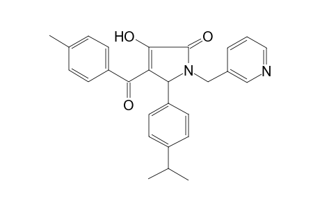 3-Hydroxy-5-(4-isopropyl-phenyl)-4-(4-methyl-benzoyl)-1-pyridin-3-ylmethyl-1,5-dihydro-pyrrol-2-one