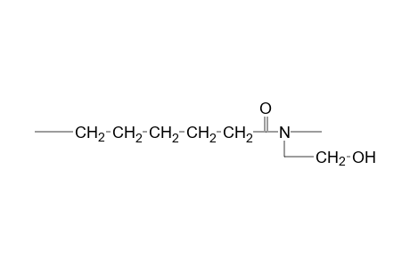 N-hydroxyethylated oligomer of episilon-caprolactam