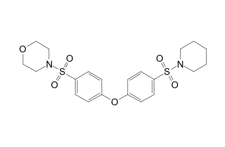 4-({4-[4-(piperidine-1-sulfonyl)phenoxy]benzene}sulfonyl)morpholine