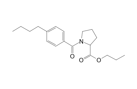 L-Proline, N-(4-butylbenzoyl)-, propyl ester