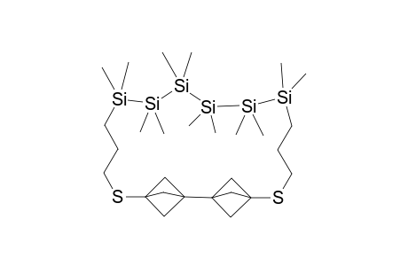 5,5,6,6,7,7,8,8,9,9,10,10-Dodecamethyl-15,17 : 18,20-bis(bicyclo[1.1.1]pentane)-5,6,7,8,9,10-hexasila-1,14-dithiacycloeicosane