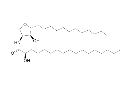 (2R)-N-[(3S*,4S*,5R*)-5-Dodecyl-4-hydroxytetrahydrofuran-3-yl]-2-hydroxyheptadecanamide