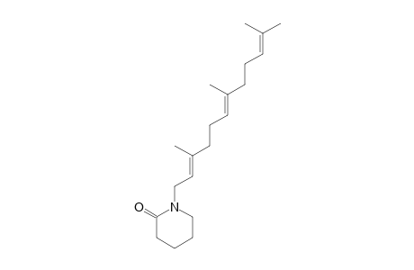 1-(3',7',11'-TRIMETHYL-2'E,6'E,10-DODECATRIENYL)-2-PIPERIDINONE