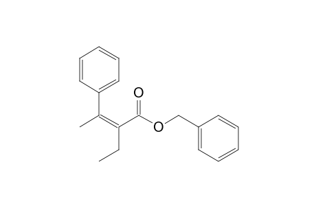 Benzyl (Z)-2-ethyl-3-phenylbut-2-enoate