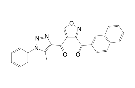 (3-(2-Naphthoyl)isoxazol-4-yl)(5-methyl-1-phenyl-1H-1,2,3-triazol-4-yl)methanone