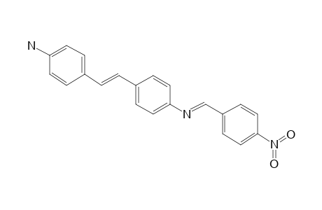 Benzenamine, 4-[2-(4-aminophenyl)ethenyl]-N-[(4-nitrophenyl)methylene]-