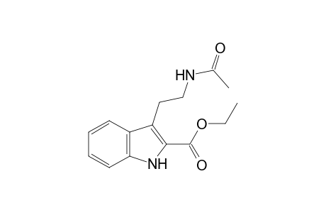 3-(2-acetamidoethyl)indole-2-carboxylic acid, ethyl ester