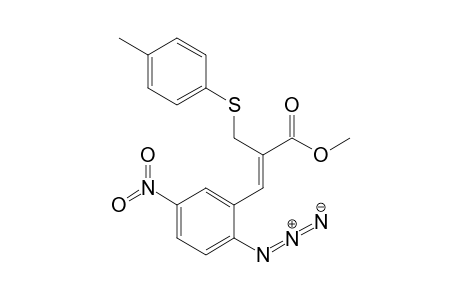 (Z)-Methyl 3-(2-azido-5-nitrophenyl)-2-(p-tolylthiomethyl)-propenoate