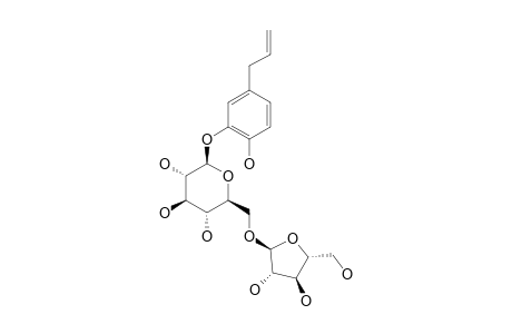 1-(3',4'-DIHYDROXYPHENYL)-2-PROPENE-3'-O-(4-O-ALPHA-ARABINOFURANOSYL)-BETA-GLUCOPYRANOSIDE