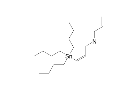 (Z)-N-allyl-3-tributylstannyl-prop-2-en-1-amine