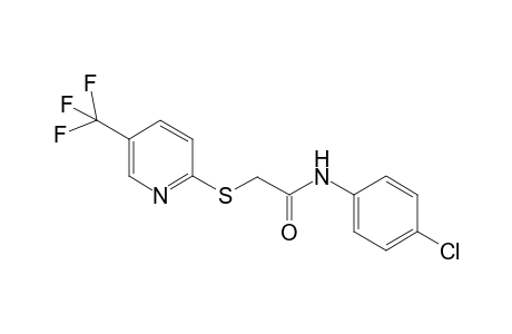 Acetamide, 2-(5-trifluoromethyl-2-pyridylthio)-N-(4-chlorophenyl)-