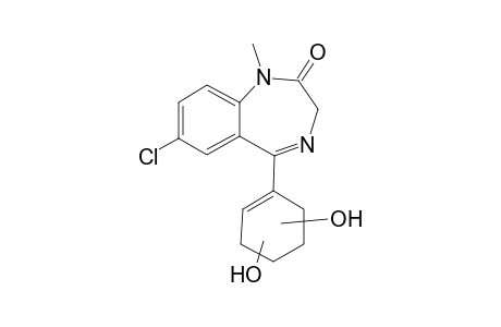 Tetrazepam-M (di-HO-) isomer 1 MS2