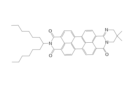 12-(1'-Hexylheptyl)-3,4-dihydro-3,3-dimethyl-2H-pyrimido[1,2-b]anthra[2,1,9-def : 6,5,19-d',e',f']-diisoquinoline-6,11,13(12H)-trione