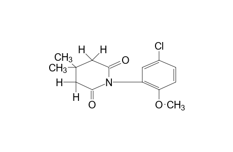 N-(5-chloro-2-methoxyphenyl)-3,3-dimethylglutarimide