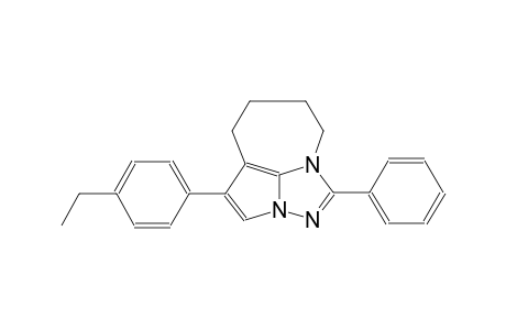 4-(4-Ethylphenyl)-1-phenyl-5,6,7,8-tetrahydro-2,2a,8a-triazacyclopenta[cd]azulene