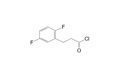 Propanoyl chloride, 3-(2,5-difluorophenyl)-