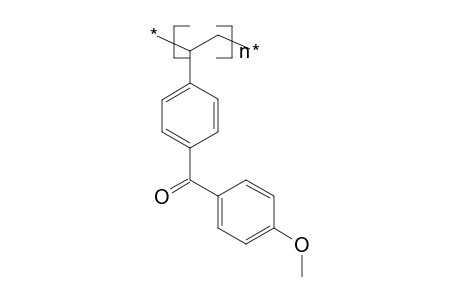 Poly(4-vinyl-4'-methoxybenzophenone)