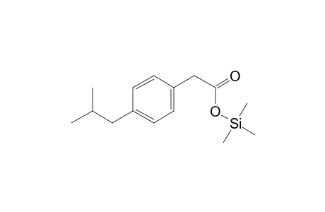 (4-Isobutylphenyl)acetic acid, tms derivative