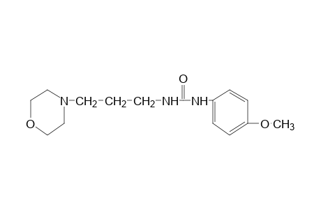 1-(p-methoxyphenyl)-3-(3-morpholinopropyl)urea