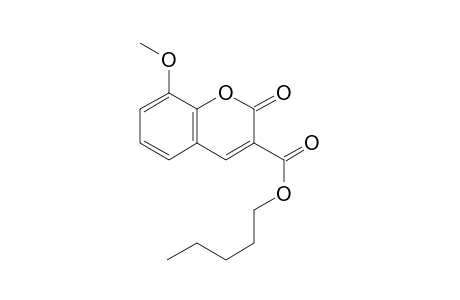 8-Methoxycoumarin-3-carboxylic acid, N-pentyl ester