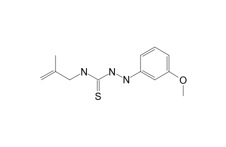 2-(3-Methoxyphenyl)-N-(2-methylallyl)hydrazinecarbothioamide