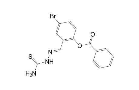 2-{(E)-[(aminocarbothioyl)hydrazono]methyl}-4-bromophenyl benzoate