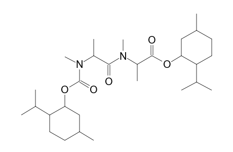 dl-Alanyl-dl-alanine, N,N'-methyl-N'-((1R)-(-)-menthyloxycarbonyl)-, (1R)-(-)-menthyl ester