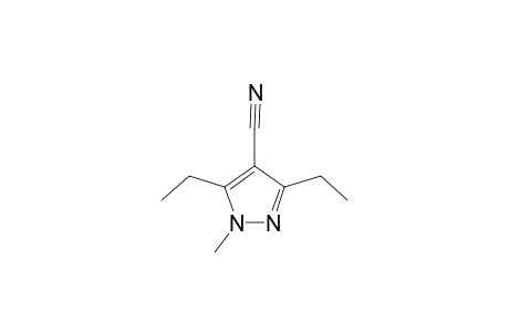 3,5-DIETHYL-1-METHYLPYRAZOLE-4-CARBONITRILE