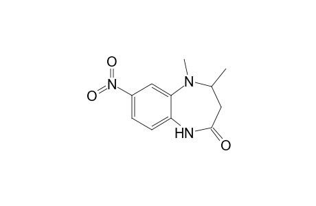 4,5-dimethyl-7-nitro-1,3,4,5-tetrahydro-2H-1,5-benzodiazepin-2-one